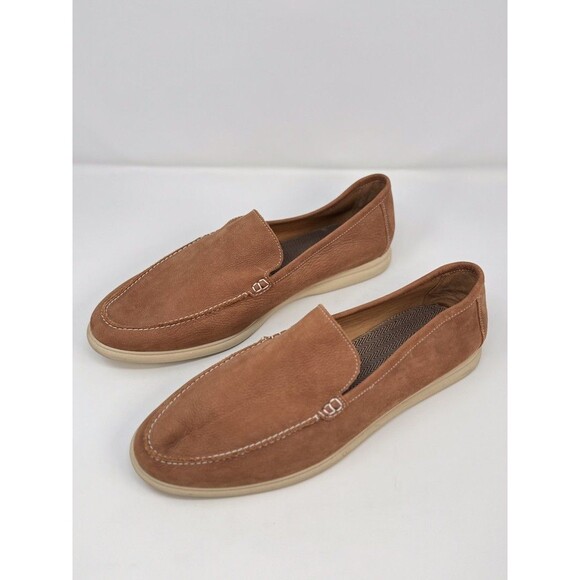 Johnnie-O Malibu Venetian Mens Shoes Brown Leather Loafer Slip On Casual US 13 M - Picture 5 of 10